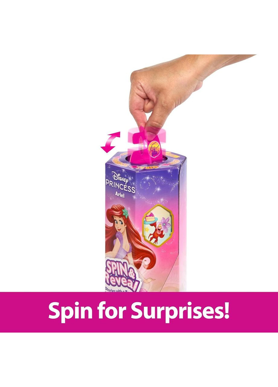 Лялька Аріель з аксесуарами Крути та прояви Ariel Disney Spin & Reveal Mattel (366969545)