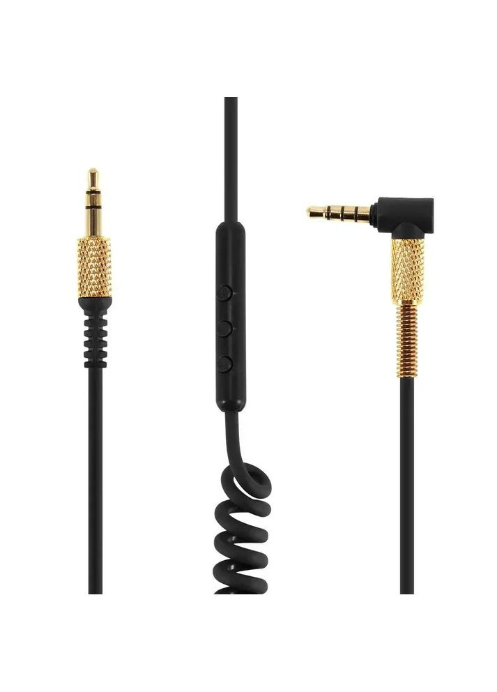 Кабель AUX шнур для наушников 2 II 3 III 4 IV 5 V Mid Anc Monitor - Black (с микрофоном) Marshall (364963497)