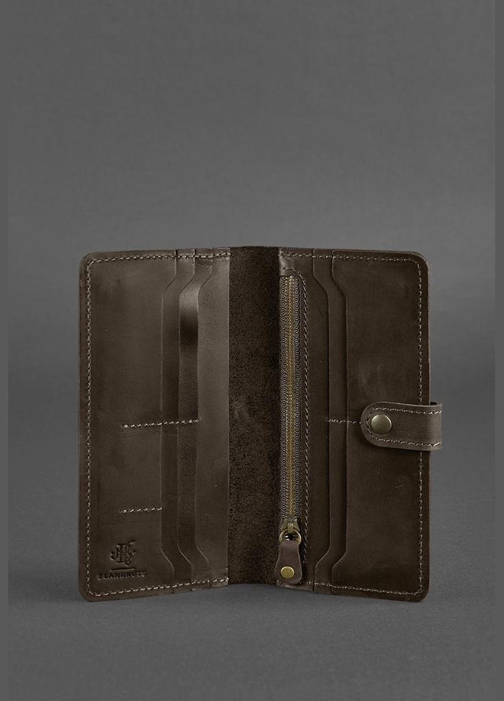 Шкіряне портмоне 7.0 Темно-коричневе Crazy Horse (A-026815) BlankNote (328444958)