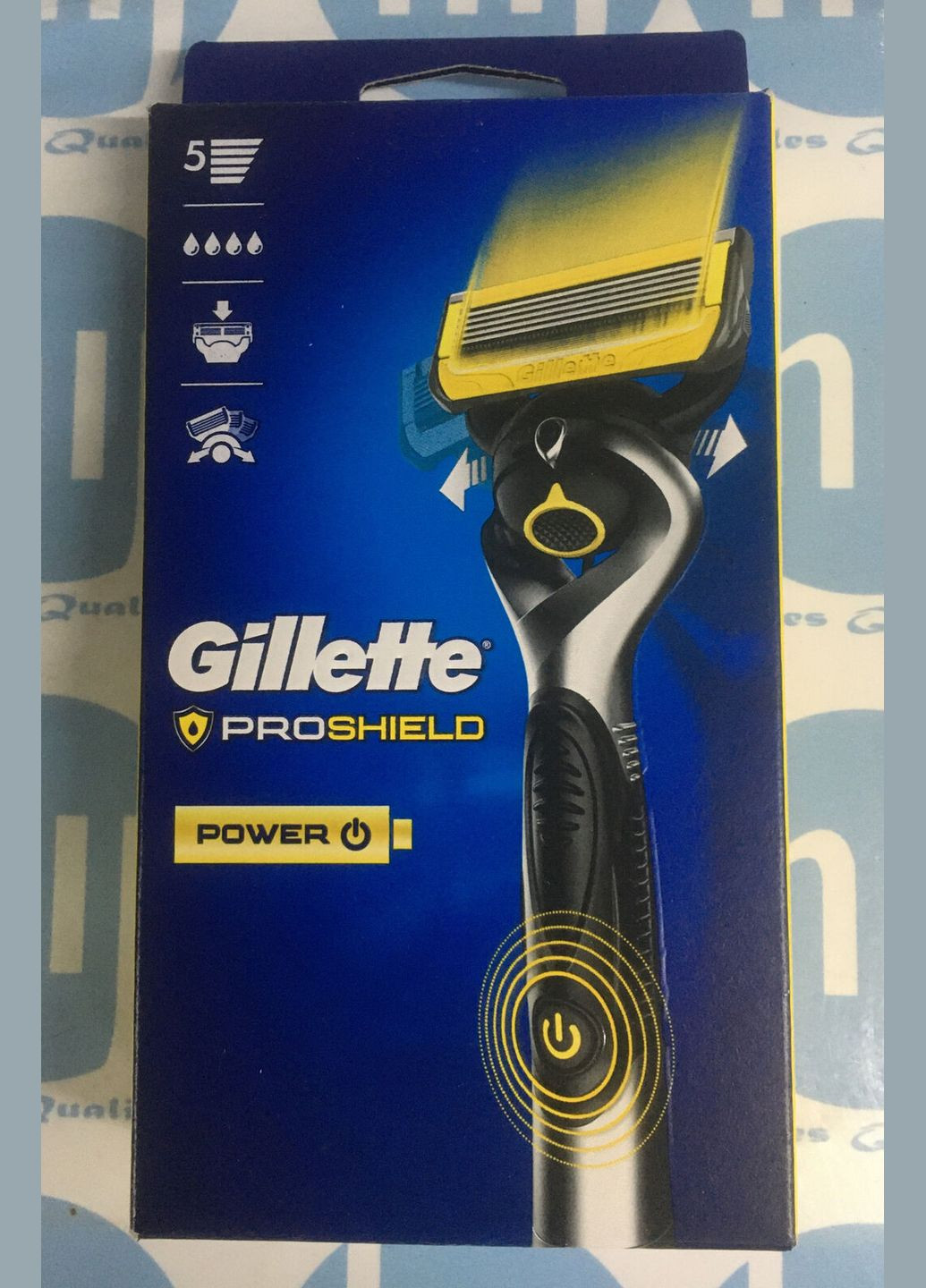 Бритва чоловіча ProShield Power (1 станок і 1 батарейка) Gillette (278773545)