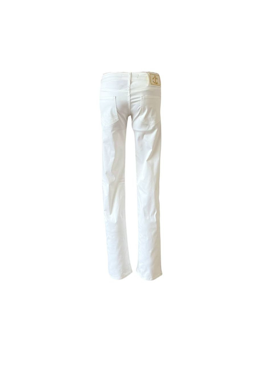 Белые кэжуал летние брюки Just Cavalli