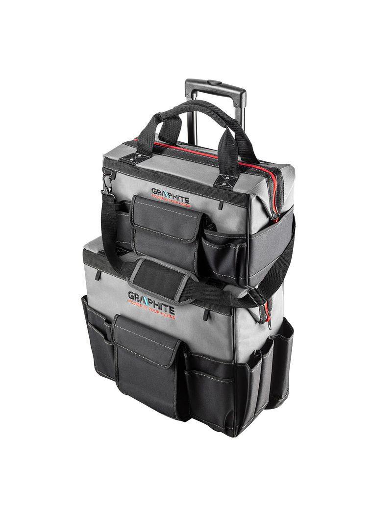 Набор сумок для инструментов Energy+ (42л+18,5л) на раме с колесами Graphite (358060016)