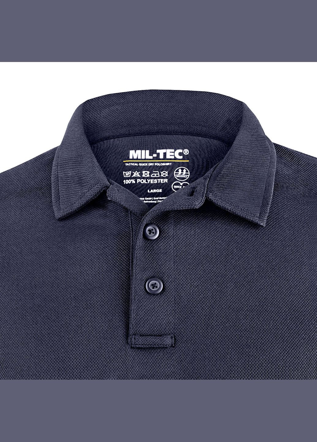 Футболка поло Tactical Quickdry, Navy Blue, Mil-Tec (315439234)