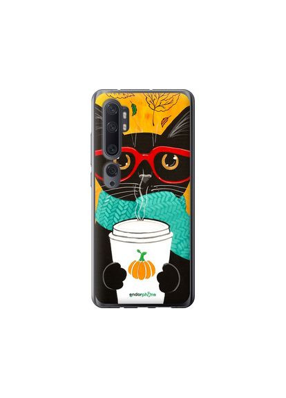 Чохол на Xiaomi Mi Note 10 Осінній кіт "4026t-1820-2448" Endorphone (365810475)