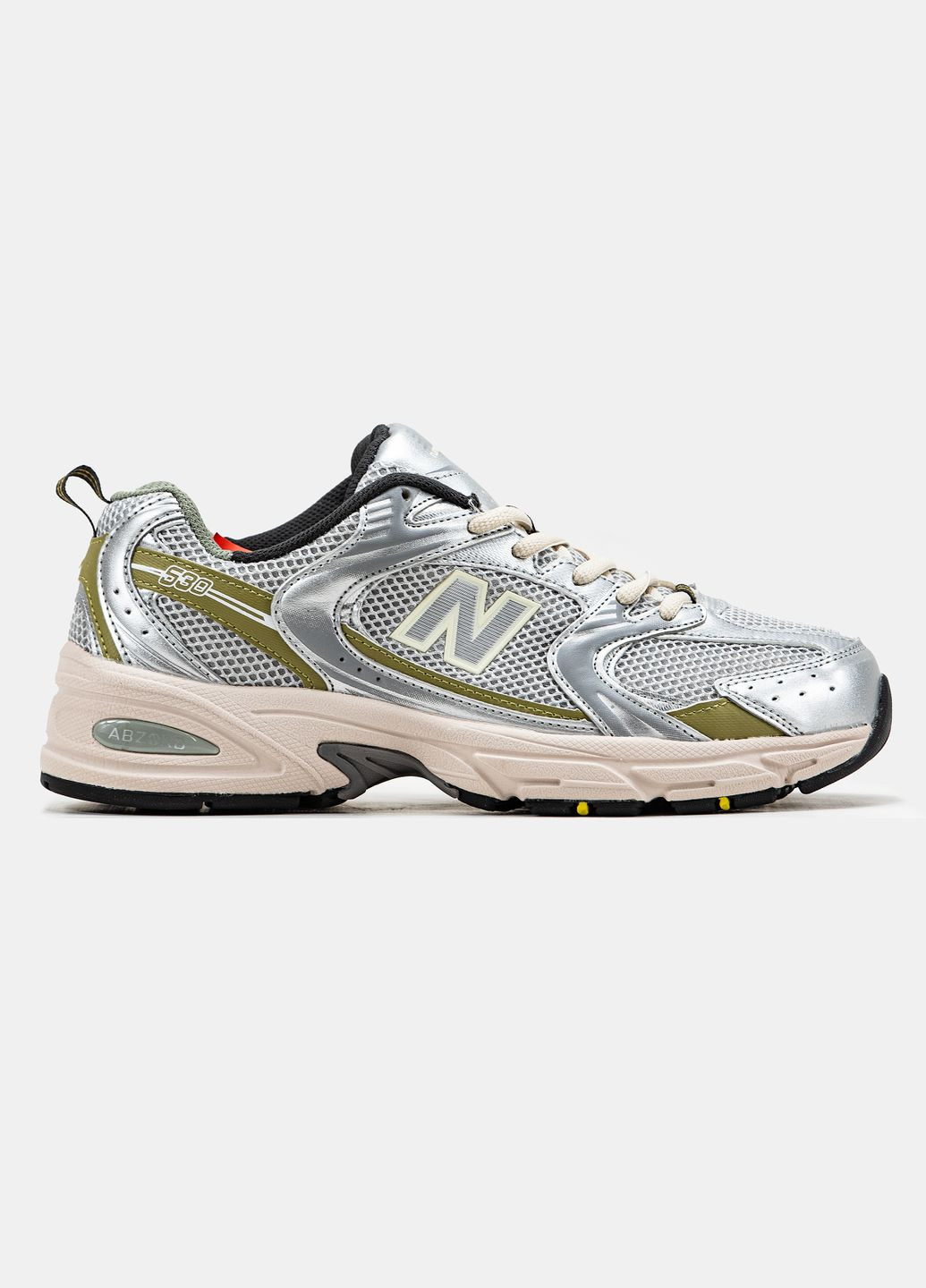 Сірі Осінні кросівки чоловічі і жіночі new balance 530 grey silver gold | нью беланс 530 сірі срібні золоті No Brand