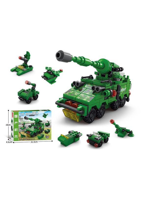 Конструктор LeleBrother військова техніка 6в1 139 деталь у стилі Lego No Brand (359447491)