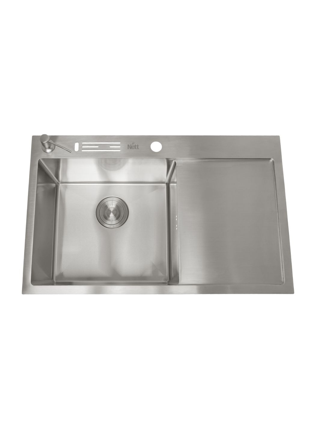 Накладная кухонная мойка с правым крылом NS-7848(R) Nett NS-7848(R) (352729999)