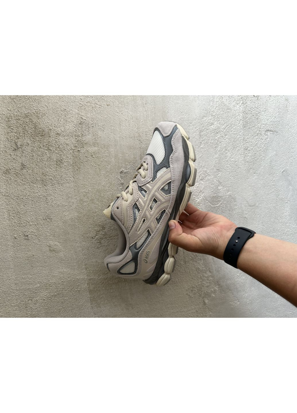 КРОСІВКИ ЖІНОЧІ ASICS GEL-NYC BEIGE АСІКС ГЕЛЬ НЮК No Brand бежеві демісезони (367175762)