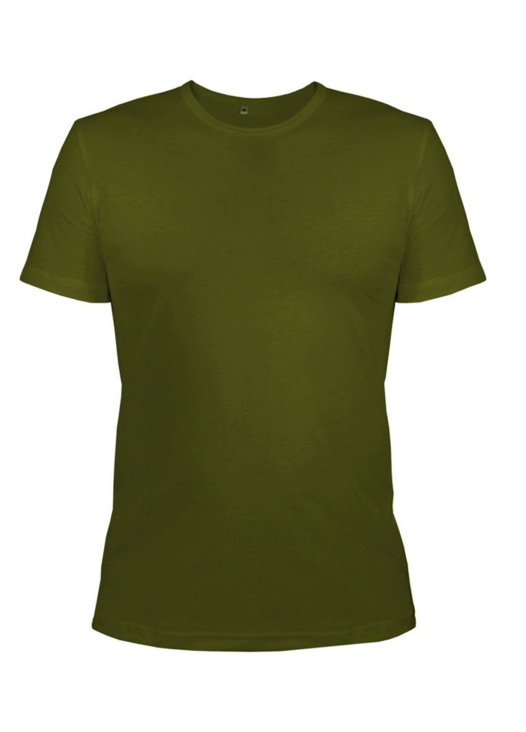 Хаки (оливковая) футболка мужская м.45 с коротким рукавом Ярослав