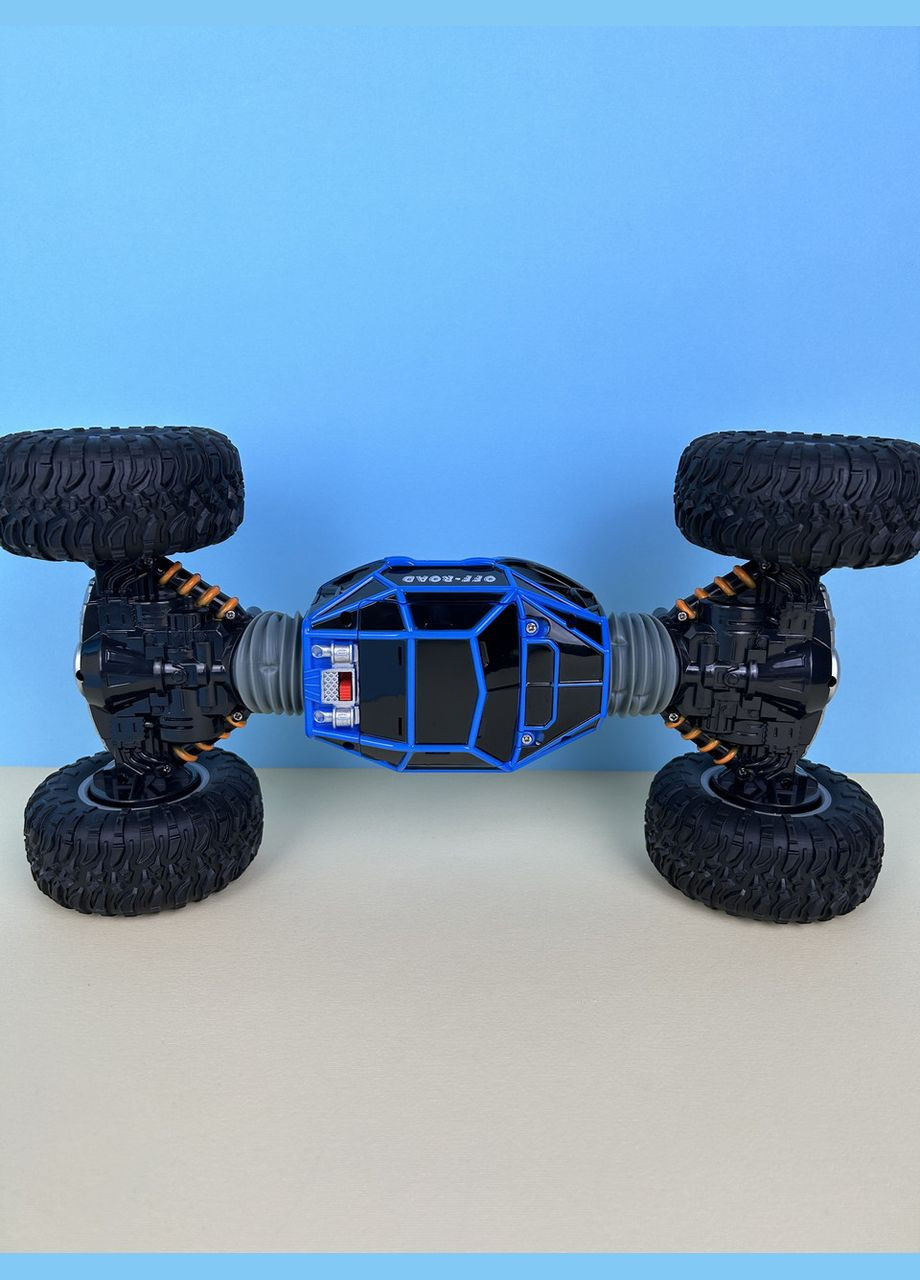 Машинка перевернений трансформер всюдихід King UD2170A на радіокеруванні 35 см (HA-124) Синій Leopard (316092536)