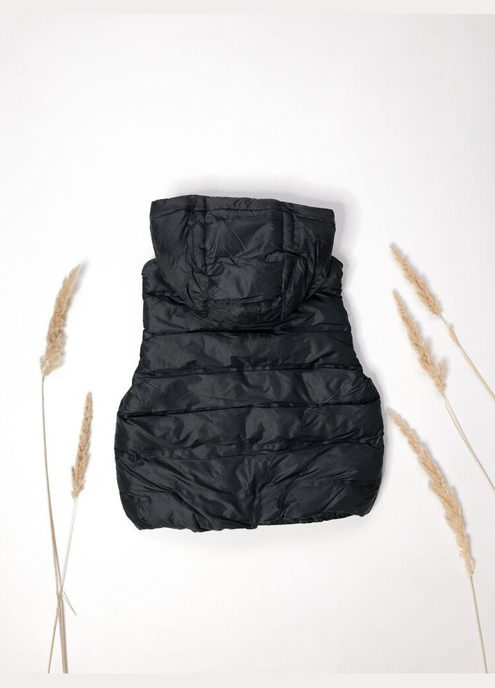 Жилет демісезонний 116-122 см чорний артикул Л307 Zara (284724012)