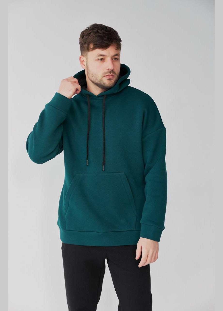 Зеленый худые унисекс с капюшоном с начесом (м118) UMON (316151767)