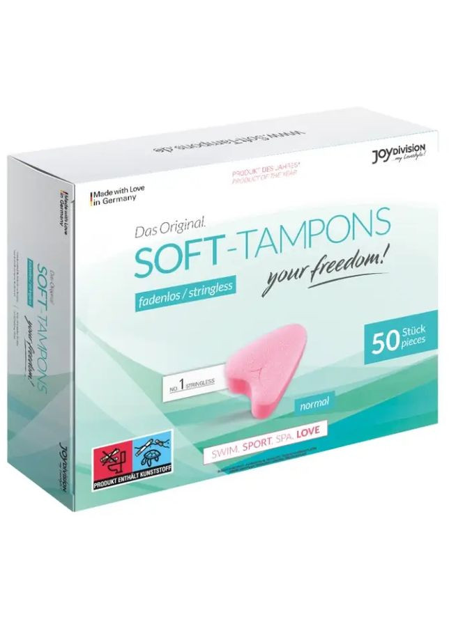 Гигиенические тампоны – Soft-Tampons Normal, 50 шт. Drive JoyDivision (335862296)