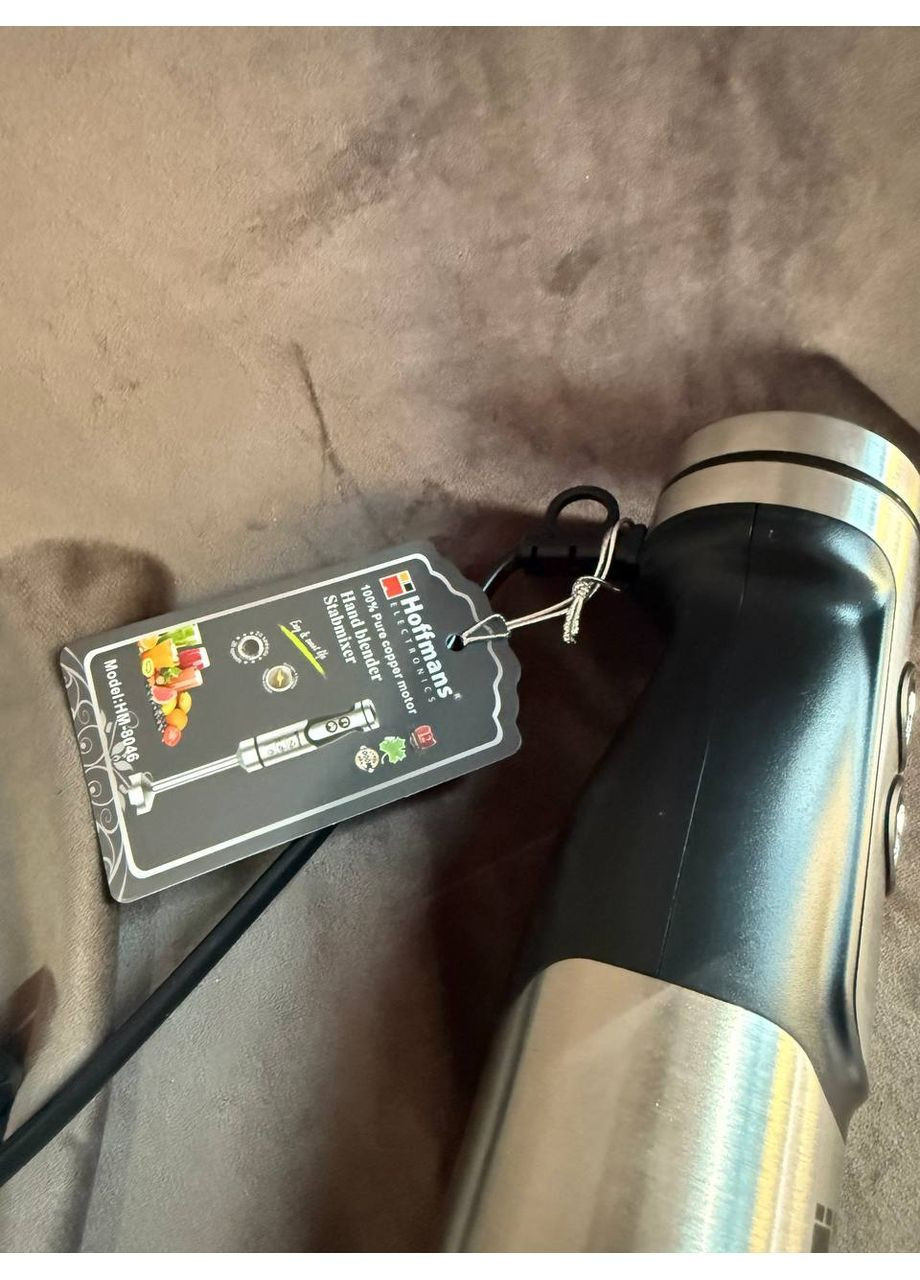 Блендер погружной HM-8046 20 скоростей 1000 Вт Стальной Yiwu (362711642)