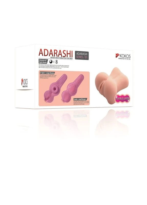 Мастурбатор-вагина двухслойный Adarashi -1 Double Layer doggy-style Kokos (369950457)