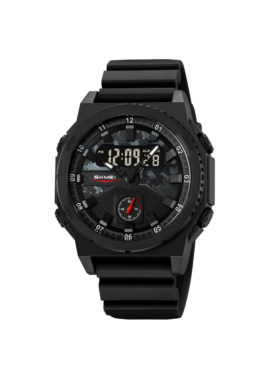 2355BK Black кварцевый спортивный Skmei (326585469)