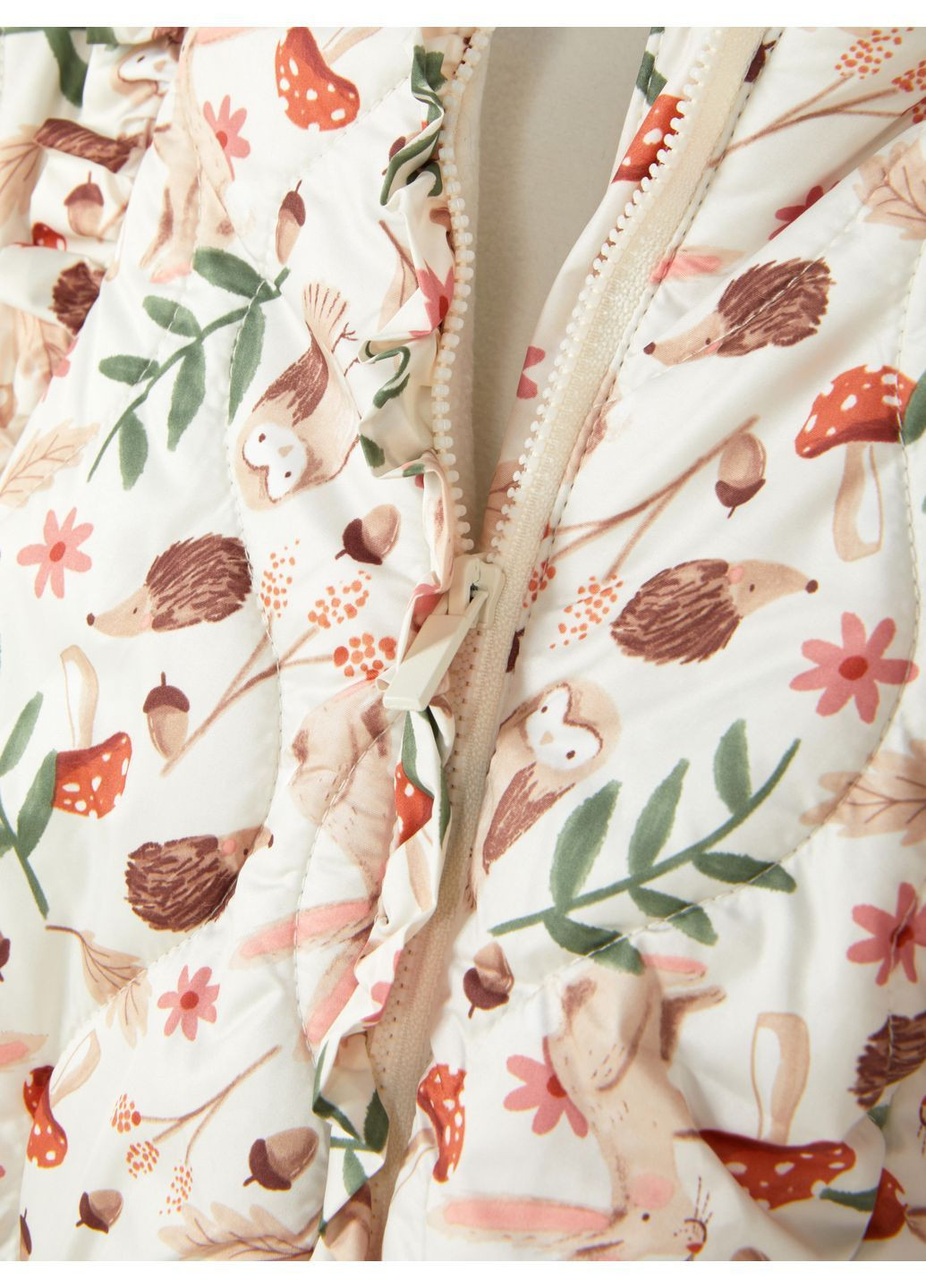 Комбінезон утеплений,молочний в візерунки, Primark (366028698)