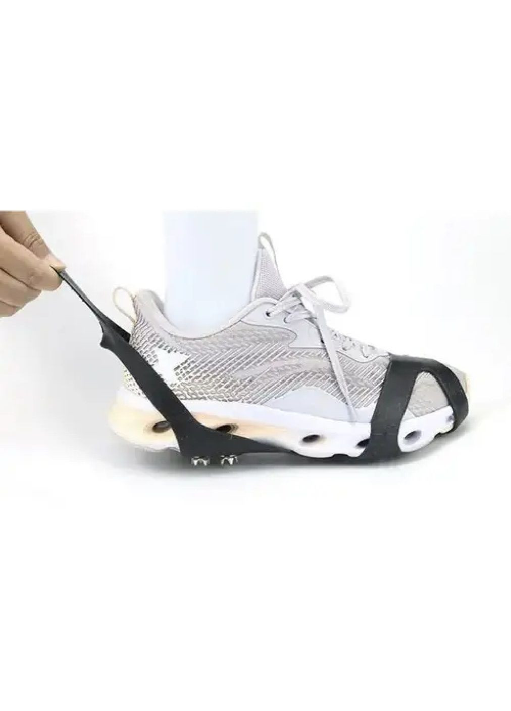 Льодоходи гумки з шипами аксесуари для кращого зчеплення зі слизькими поверхнями 36-40 розмір 10 шипів М (478221-Prob) Unbranded (303260246)