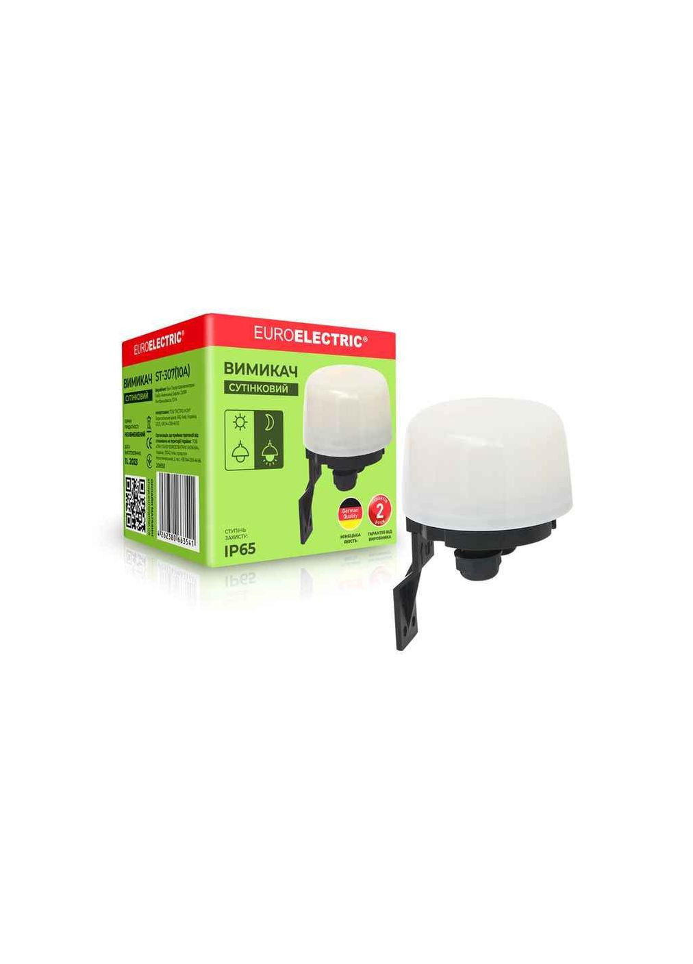 Выключатель сумеречный 10A белый (100) Euroelectric (361316880)