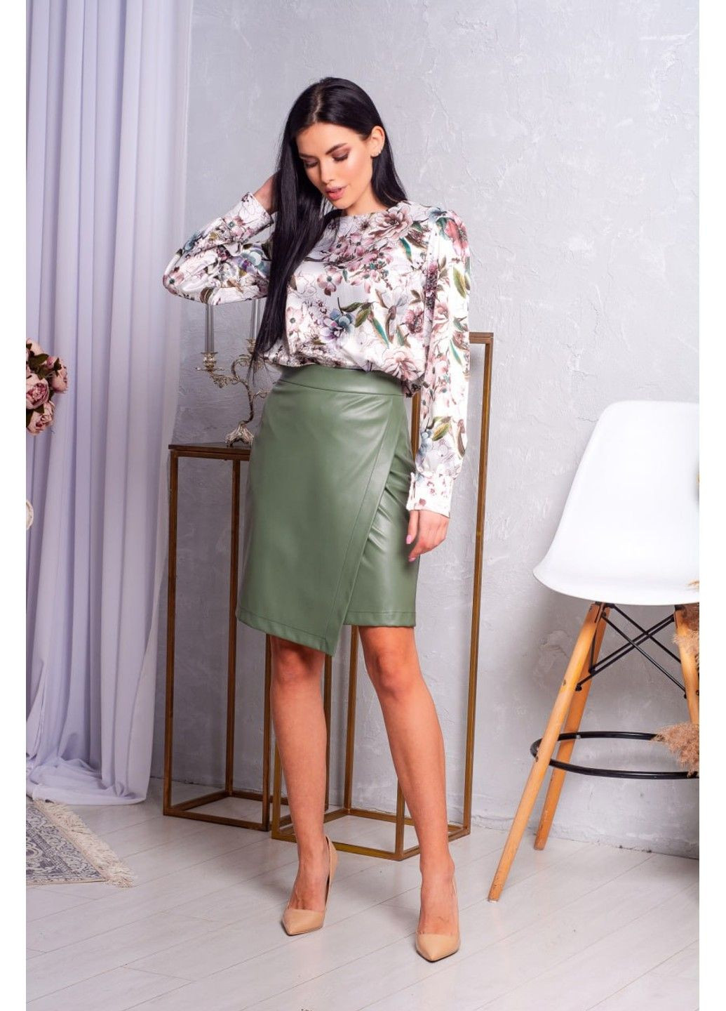 Зеленая юбка 200573 DIA COSA