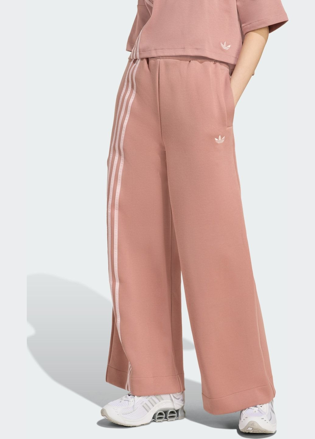 Спортивные брюки Off Placed 3-Stripes Wide adidas (353690569)