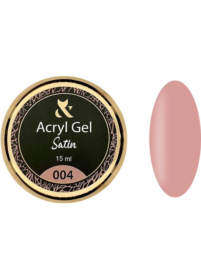 Акригель Acryl gel Satin №004, 15 мл F.O.X (356175902)