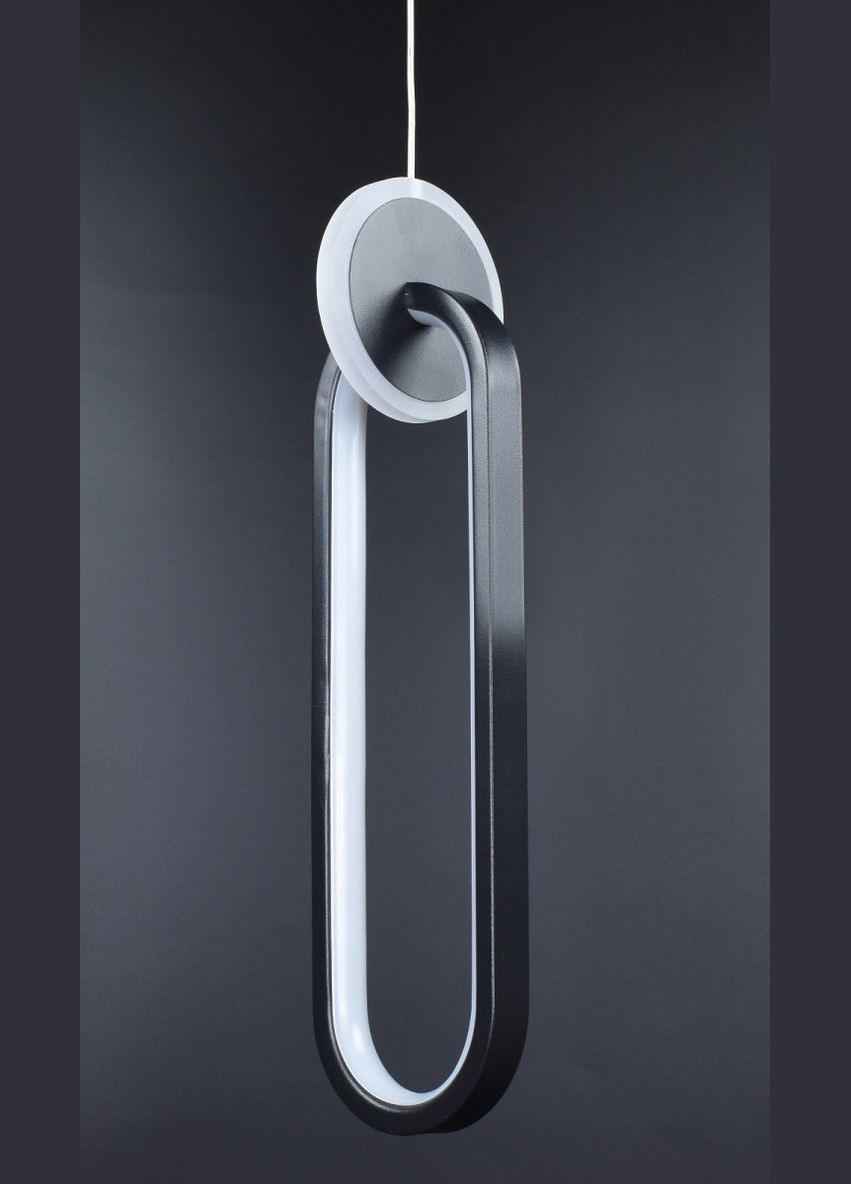 Люстра світлодіодна підвісна LED світильник для квартири на стелю лед 26991 Чорний 40-150х10х10 см. Sunnysky (364752481)