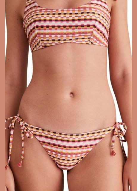 Коричневые купальные трусики Primark