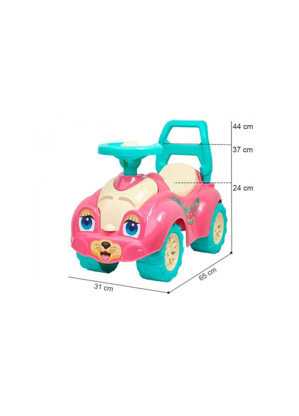 Автомобіль толокар для прогулянок іграшка для дітей від 3 років машинка для ігор на вулиці ТехноК (371793188)