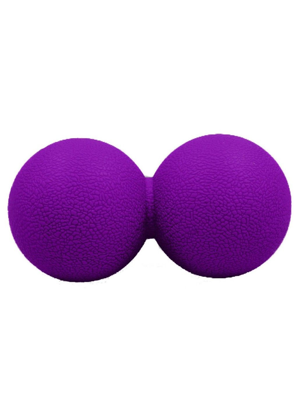 Массажный мячик TPR двойной 12х6 см EF-1062-V Violet EasyFit (290255624)
