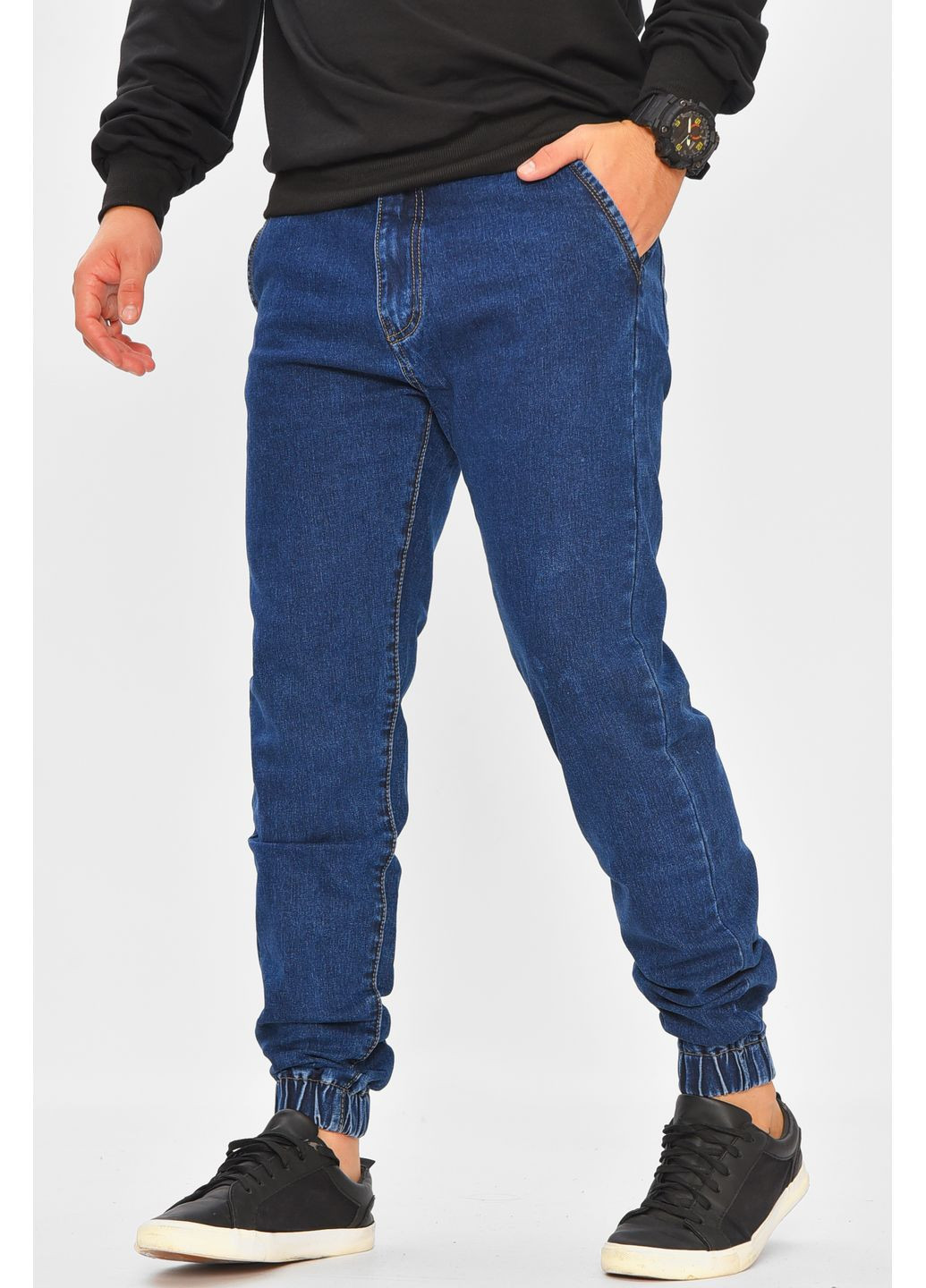 Джинси чоловічі синього кольору Let's Shop (361400536)