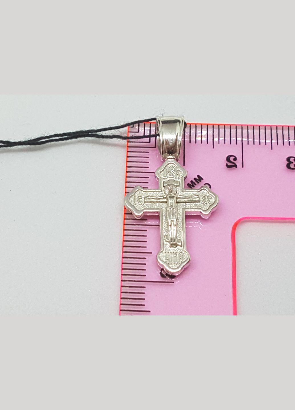 Серебряный крест Распятие Христа. 3466-Р Харківська ювелірна фабрика (299153357)