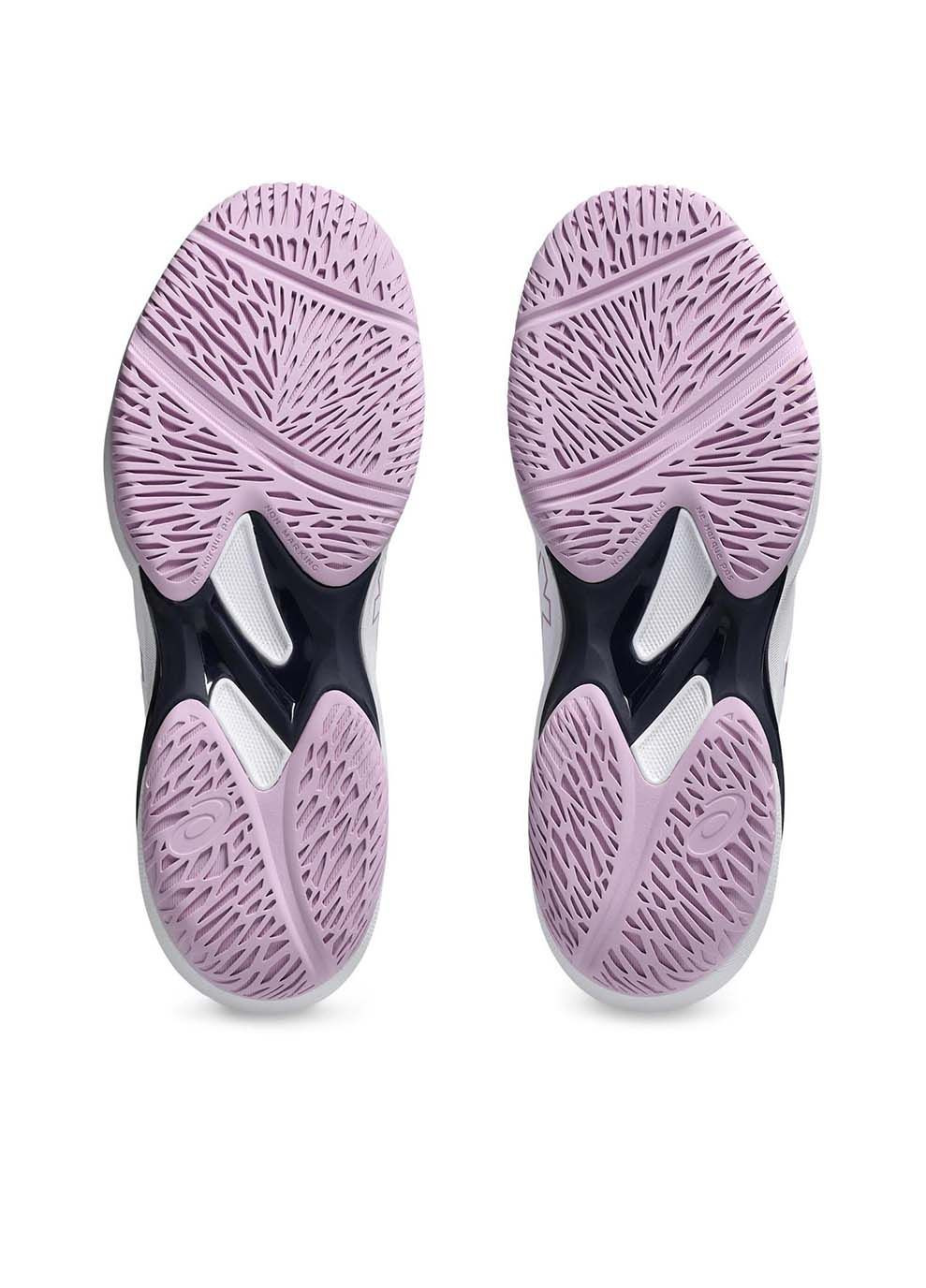 Женские Кроссовки SOLUTION SWIFT FF 2 White/Ube Asics комбинированные демисезоны (367589909)