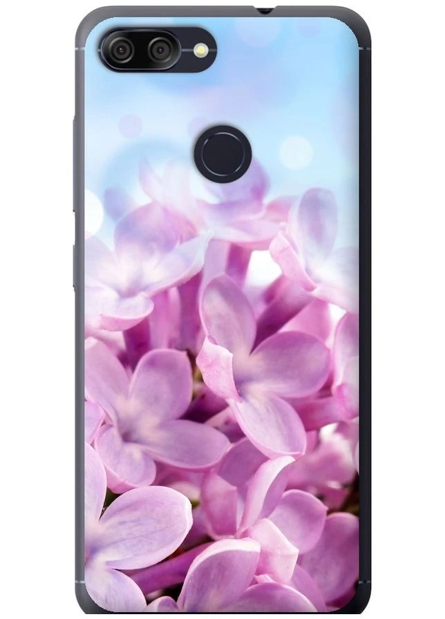 Силіконовий чохол 'Бузок' для Endorphone Asus ZenFone Max Plus M1 ZB570TL (378335735)