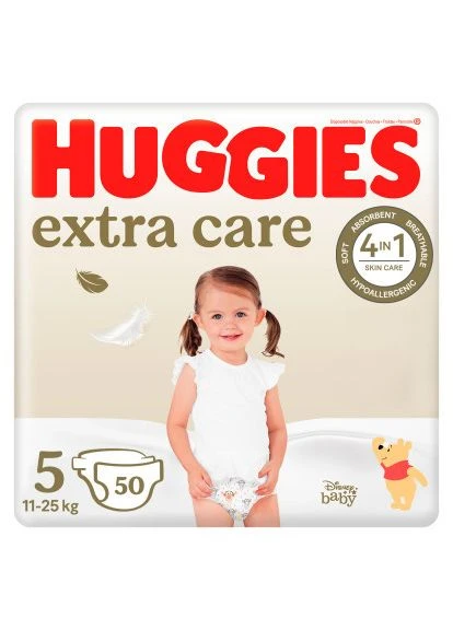 Підгузки Extra Care 5 (11-25 кг) 50 шт (5029053578132) Huggies Extra Care 5 (11-25 кг) 50 шт (401756262)