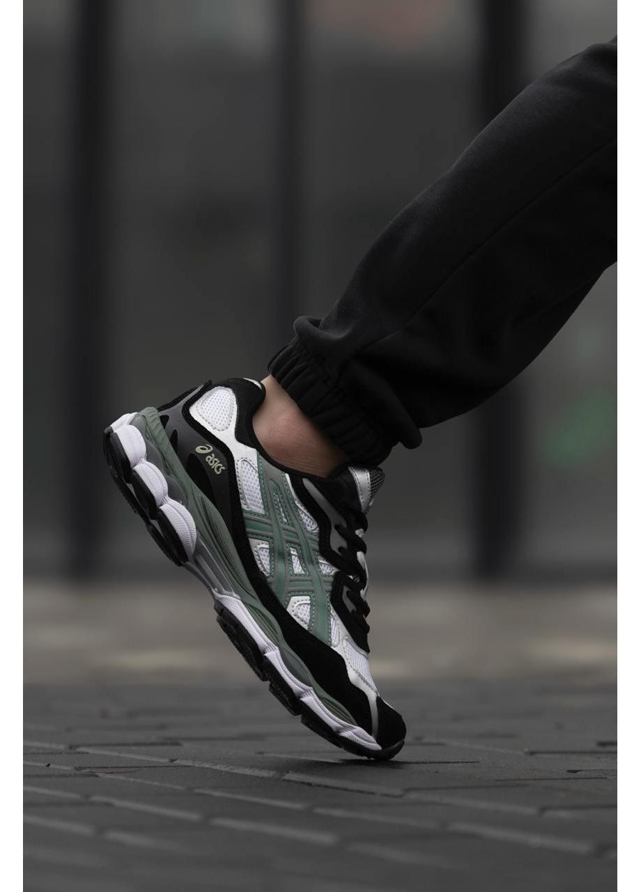 КРОССОВКИ ЖЕНСКИЕ ASICS GEL NYC GREEN АСИКС ГЕЛЬ НЮК No Brand серые демисезоны (367171851)