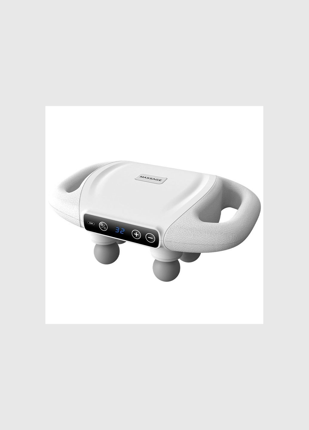 Массажер перкуссионный с шестью головками портативный JZ-AMQ-01 No Brand (334004074)