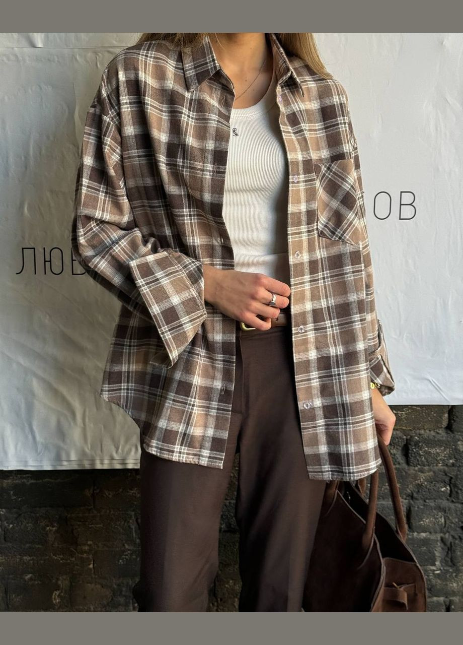 Стильна сорочка в клітинку Luna (330769437)