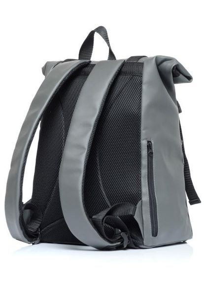 Рюкзак женский из экокожи 20 л спортивный городской маленький Графитовый 39515 Sambag (355884740)