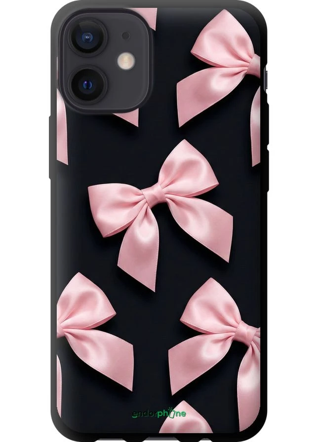 Чохол на iPhone 12 Mini Coquette Ribbons Dark Coquette "6767b-2071-70447" Endorphone (378748877)