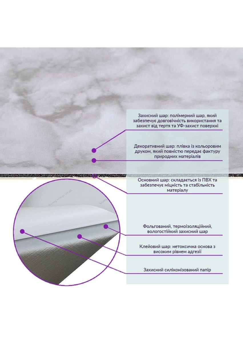 Самоклеюча вінілова плитка 600х300х1,5мм, ціна за 1 шт. (СВП-104) Глянець love-shopping Sticker Wall (358524790)