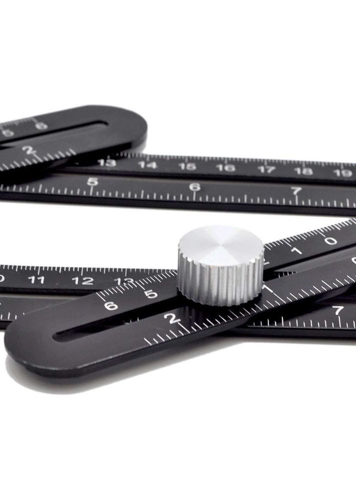 Шаблометр ручний професійний вимірювальний Re2ls з алюмінію (лінійка-шаблон) Losso (327041637)