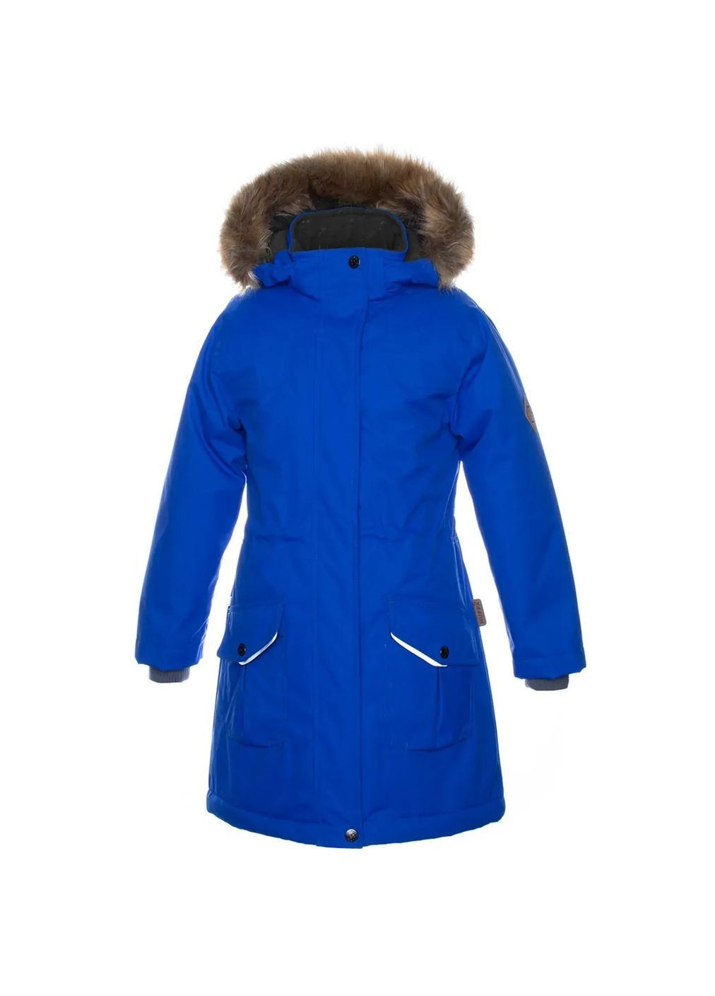 Синя куртка-парка зимова mona, р.116, синій () Huppa 12200030-70035-116
