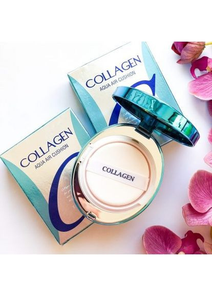 Увлажняющий кушон с коллагеном Collagen Aqua Air Cushion №13 светло-бежевый 15 g (срок до 01.2026) ENOUGH (358499621)