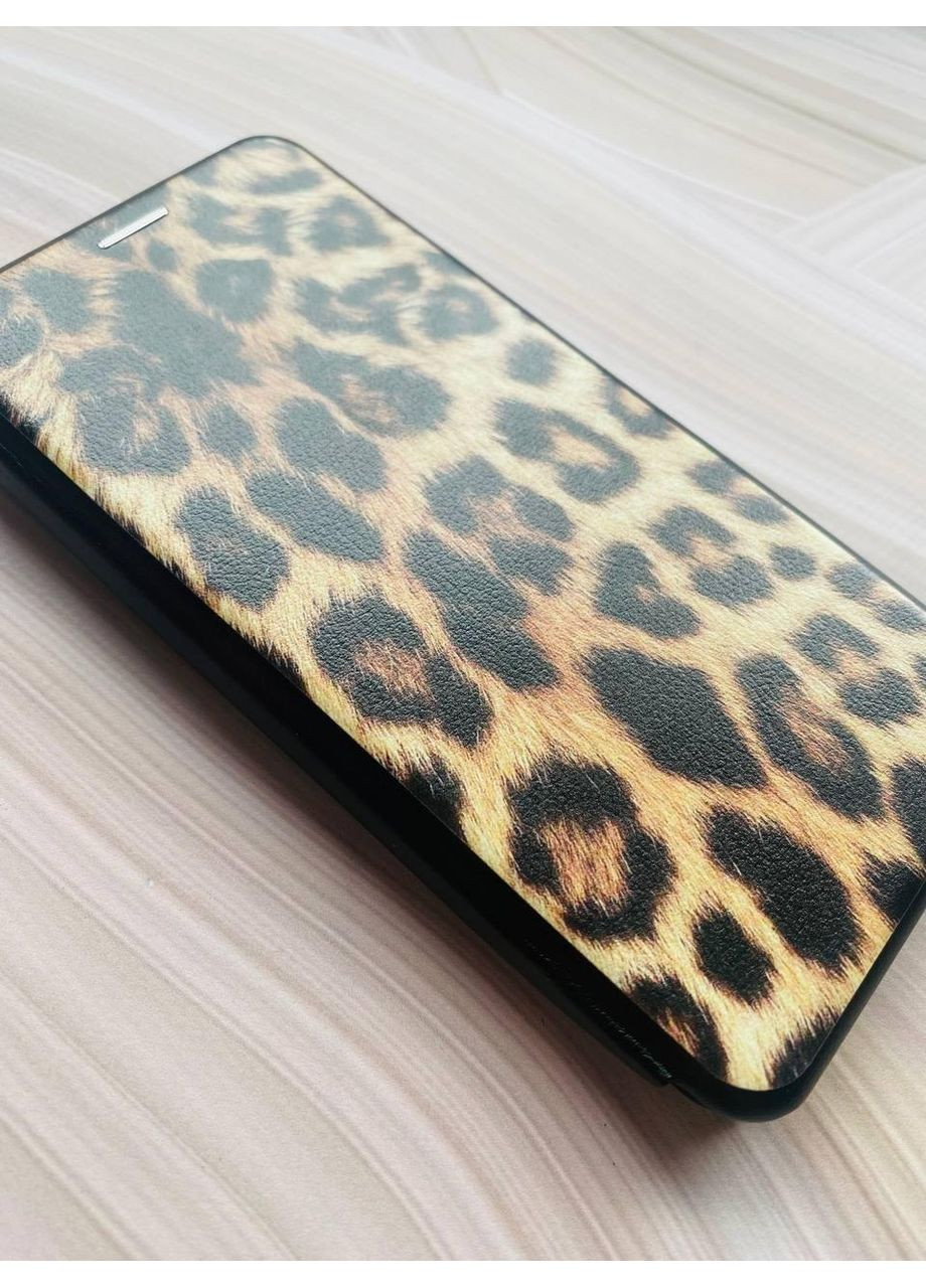 Чехол-книжка с рисунком для Xiaomi Redmi 7 Чёрный:: Леопардовый дизайн (принт 383) CASE CONTROL (360666826)