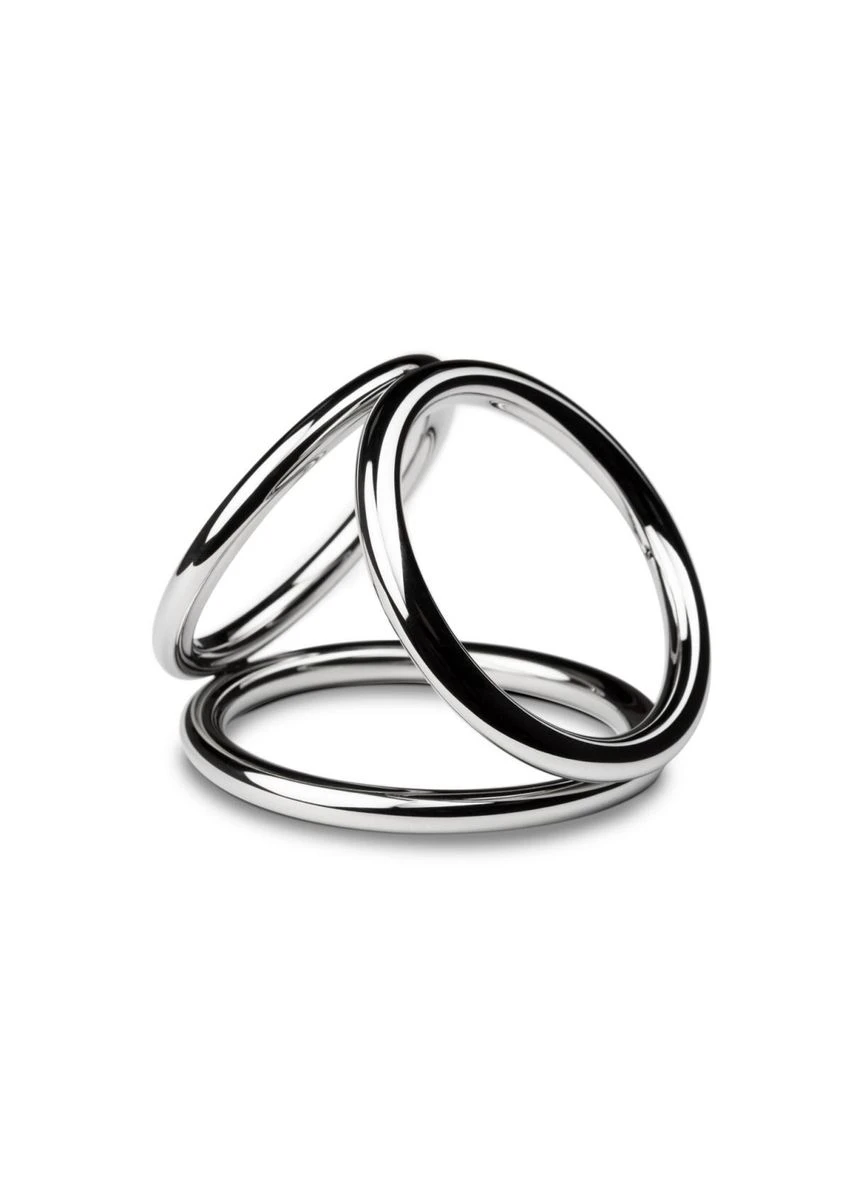 Металеве потрійне ерекційне кільце Triad Chamber (Розмір Medium) Sinner Gear Unbendable (372737013)