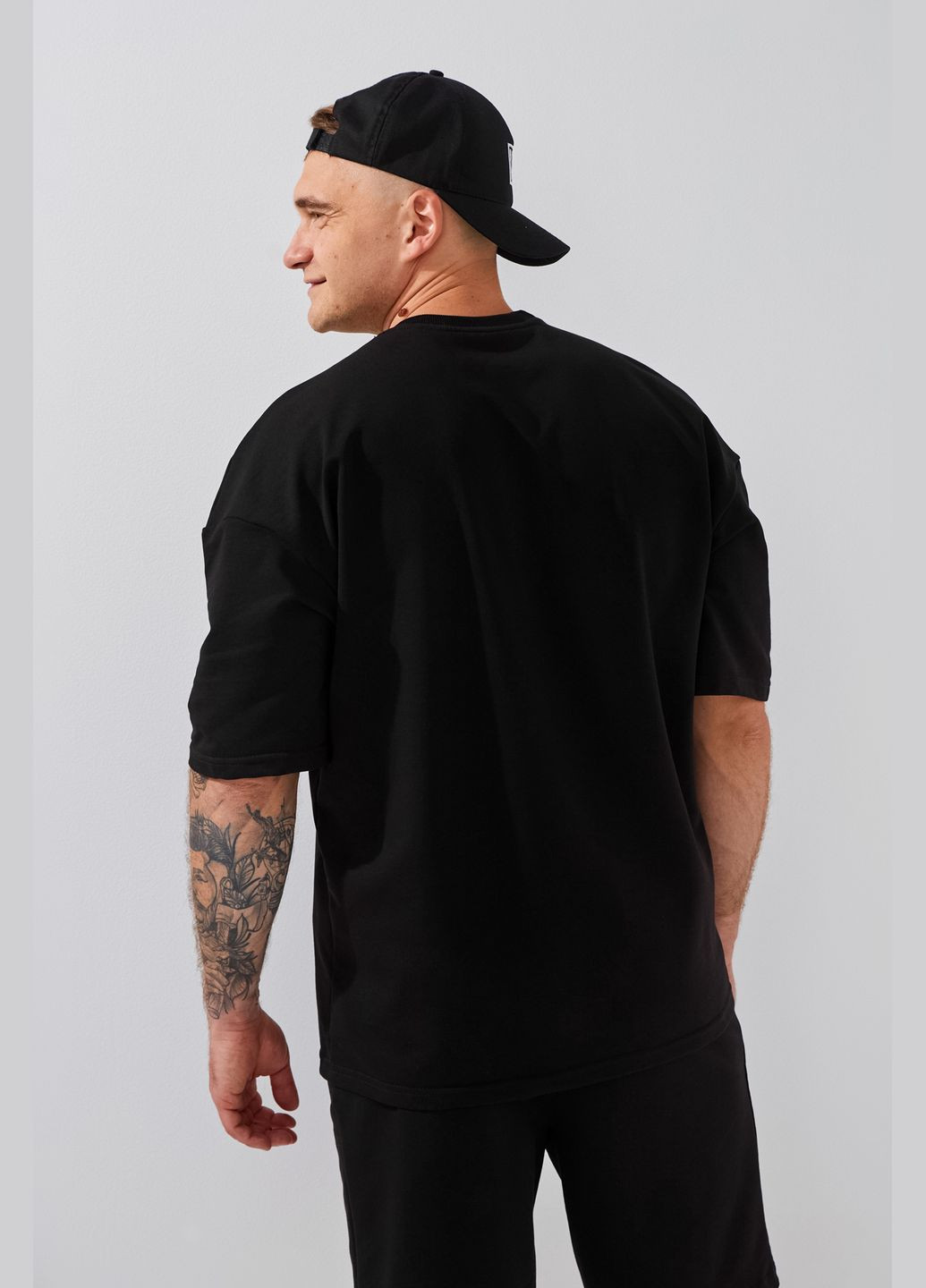 Темно-синяя футболка однотонная мужская mtc02301 shop (2000999153464) LAWA