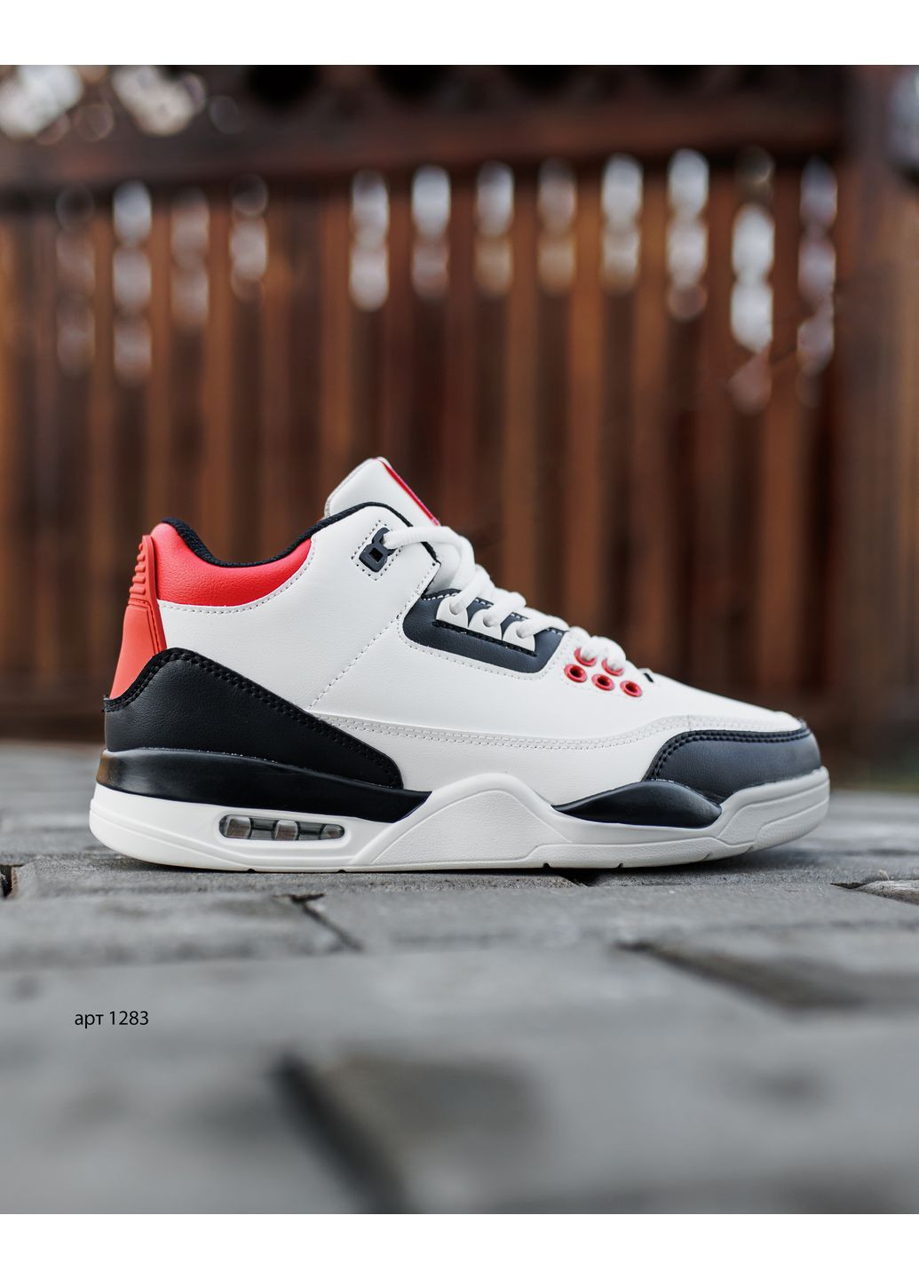 Белые зимние кроссовки 13 winter white red black Stilli Jordan