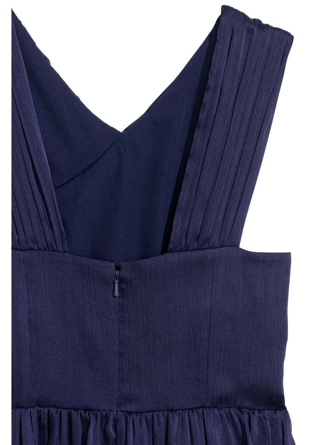 Темно-синее кэжуал платье H&M однотонное