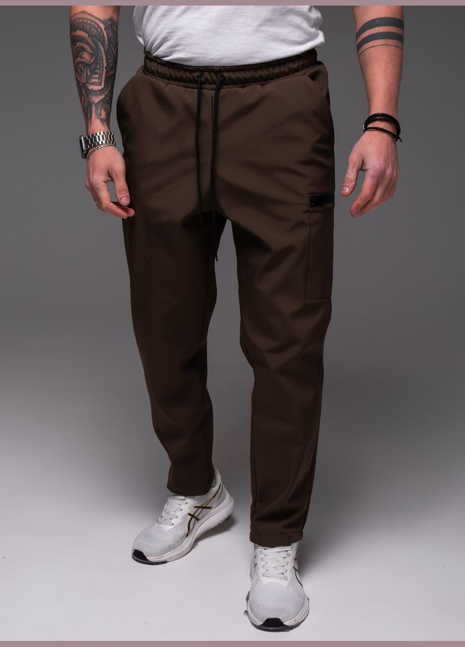 Хаки демисезонные брюки No Brand